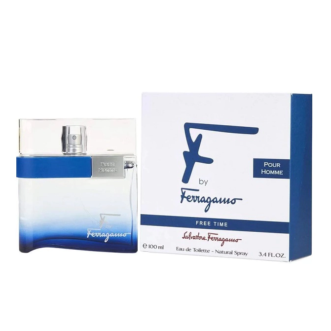 Salvatore Ferragamo F by Ferragamo Free Time Eau de Toilette 3.4 oz
