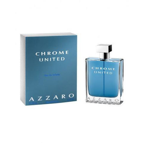 AZZARO CHROME UNITED 3.4 EDT SP FOR MEN - dejavuperfumes, perfumes, fragrances