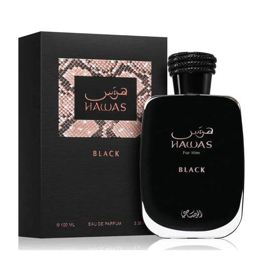 Rasasi Hawas Black Eau de Parfum 3.4 oz