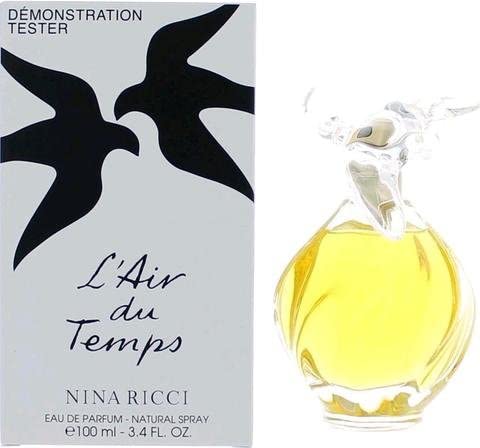 NINA RICCI L'AIR DU TEMPS TESTER 3.4 EDT SP - dejavuperfumes, perfumes, fragrances