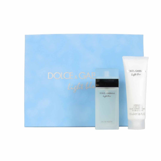 DOLCE & GABBANA LIGHT BLUE 2 PCS SET FOR WOMEN - dejavuperfumes, perfumes, fragrances