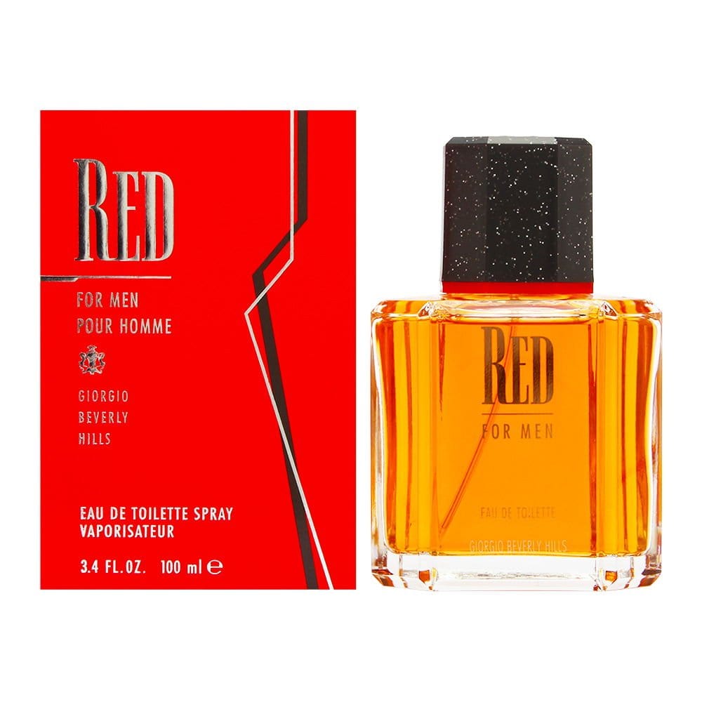 GIORGIO RED 3.4 EDT SP FOR MEN - dejavuperfumes, perfumes, fragrances