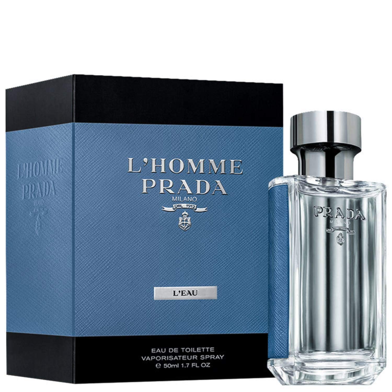 PRADA L'HOMME L'EAU 1.7 EDT SP - dejavuperfumes, perfumes, fragrances