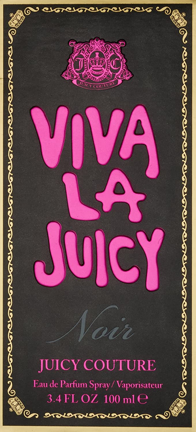 VIVA LA JUICY NOIR 3.4 EDP SP FOR WOMEN - dejavuperfumes, perfumes, fragrances