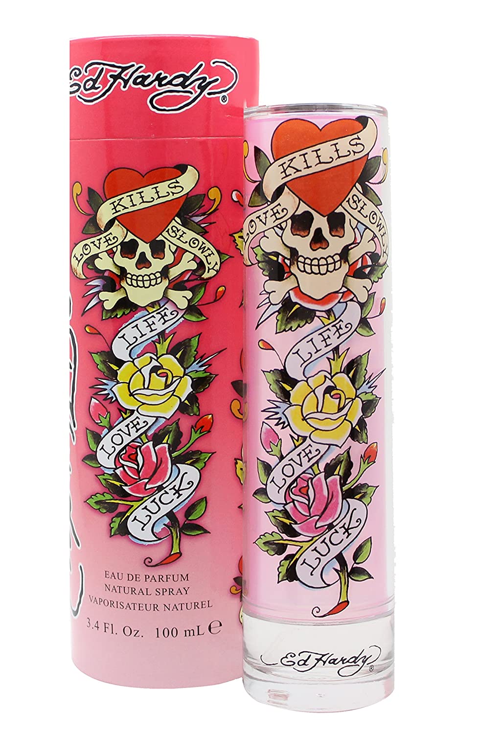 ED HARDY 3.4 EDP SP FOR WOMEN - dejavuperfumes, perfumes, fragrances