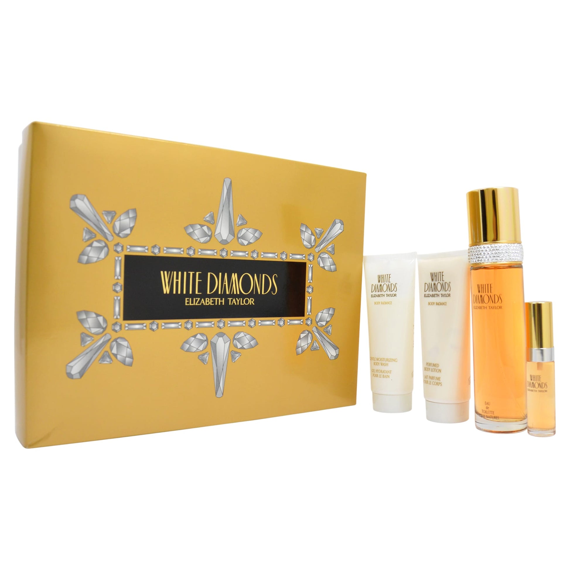 WHITE DIAMONDS 4 PCS SET: 3.4 SP - dejavuperfumes, perfumes, fragrances